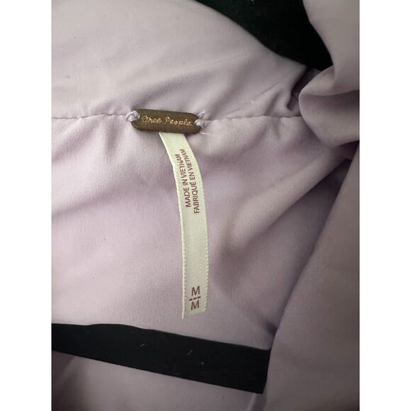 Free People Hailey Puffer Coat Jacket Lilac Cloud Medium - Picture 13 of 14